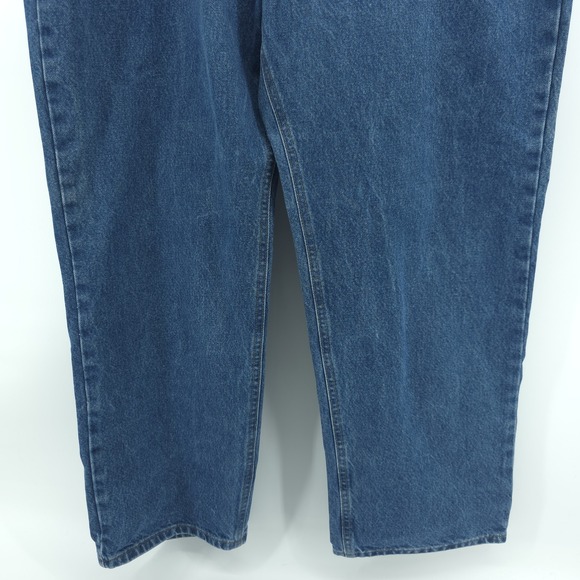 Carhartt Blue Jeans‎ Mens 42X30 Relaxed Fit Denim Straight Leg Work - Picture 3 of 13